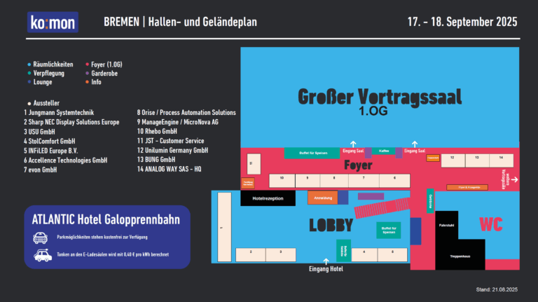 Hallen und Gelaendeplan